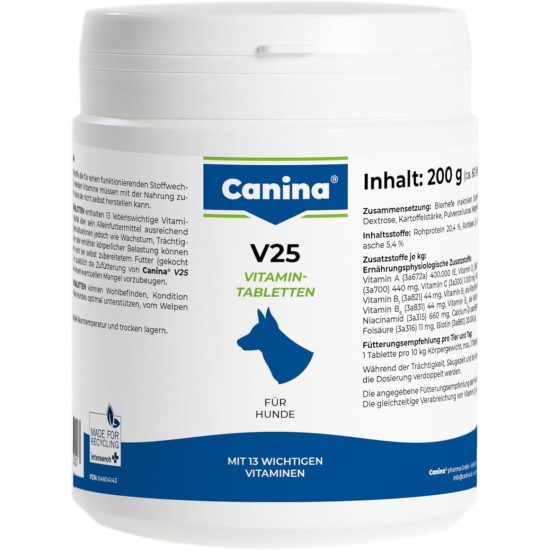 V25 Vitamintabletten 200g V25 Vitamintabletten 200g