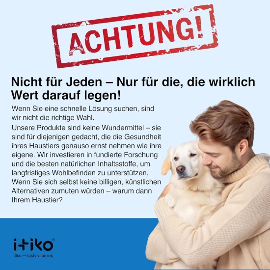 Vitamins for Dogs, Delicious Dog Soothing Food Supplement, Calming Agent for Dogs, Improvement of the Nervous System, Bark-Inhibiting, L-Tryptophan Vitamins for Dogs, Delicious Dog Soothing Food Supplement, Calming Agent for Dogs, Improvement of the Nervous System, Bark-Inhibiting, L-Tryptophan