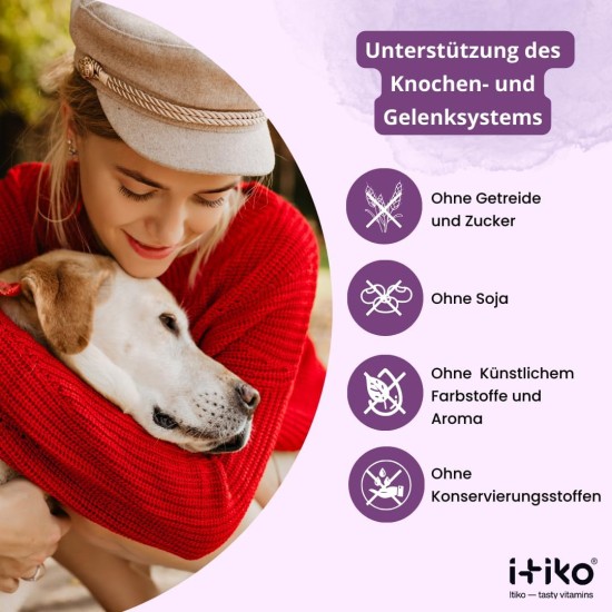 Vitamins for Dogs, Delicious Dog Soothing Food Supplement, Calming Agent for Dogs, Improvement of the Nervous System, Bark-Inhibiting, L-Tryptophan Vitamins for Dogs, Delicious Dog Soothing Food Supplement, Calming Agent for Dogs, Improvement of the Nervous System, Bark-Inhibiting, L-Tryptophan