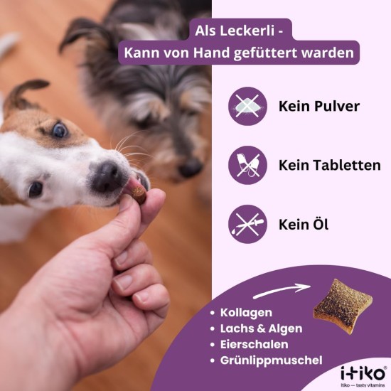 Vitamins for Dogs, Delicious Dog Soothing Food Supplement, Calming Agent for Dogs, Improvement of the Nervous System, Bark-Inhibiting, L-Tryptophan Vitamins for Dogs, Delicious Dog Soothing Food Supplement, Calming Agent for Dogs, Improvement of the Nervous System, Bark-Inhibiting, L-Tryptophan