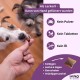 Vitamins for Dogs, Delicious Dog Soothing Food Supplement, Calming Agent for Dogs, Improvement of the Nervous System, Bark-Inhibiting, L-Tryptophan Vitamins for Dogs, Delicious Dog Soothing Food Supplement, Calming Agent for Dogs, Improvement of the Nervous System, Bark-Inhibiting, L-Tryptophan