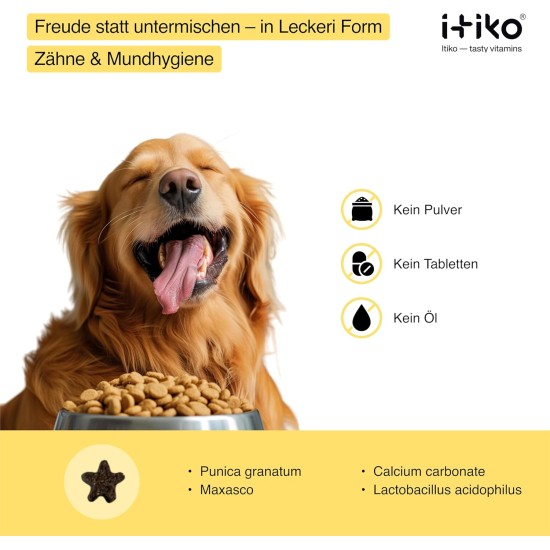 Vitamins for Dogs, Delicious Dog Soothing Food Supplement, Calming Agent for Dogs, Improvement of the Nervous System, Bark-Inhibiting, L-Tryptophan Vitamins for Dogs, Delicious Dog Soothing Food Supplement, Calming Agent for Dogs, Improvement of the Nervous System, Bark-Inhibiting, L-Tryptophan