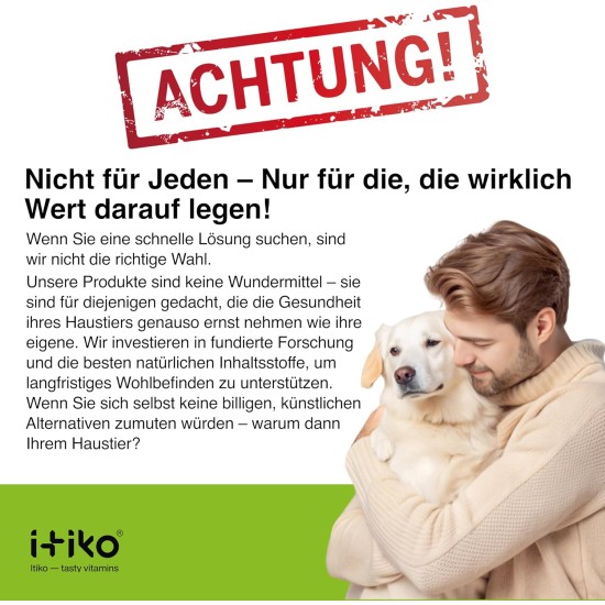 Vitamins for Dogs, Delicious Dog Soothing Food Supplement, Calming Agent for Dogs, Improvement of the Nervous System, Bark-Inhibiting, L-Tryptophan Vitamins for Dogs, Delicious Dog Soothing Food Supplement, Calming Agent for Dogs, Improvement of the Nervous System, Bark-Inhibiting, L-Tryptophan