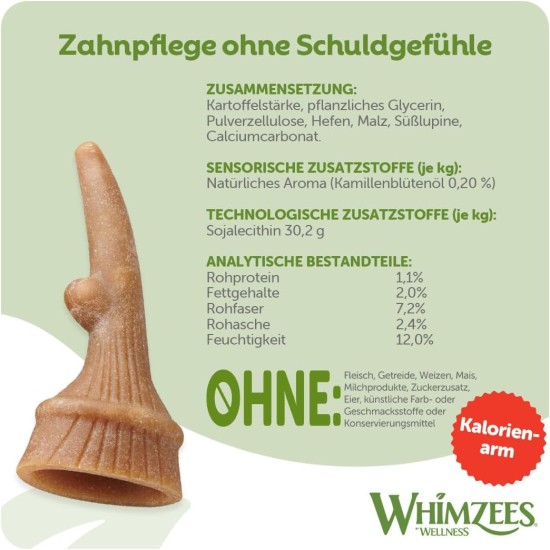 WHIMZEES by Wellness Antler Antler Dog Snack for Medium Dogs, Medium, Pack of 12, Calming, No Added Sugar, Grain-Free, Natural, Low Fat WHIMZEES by Wellness Antler Antler Dog Snack for Medium Dogs, Medium, Pack of 12, Calming, No Added Sugar, Grain-Free, Natural, Low Fat