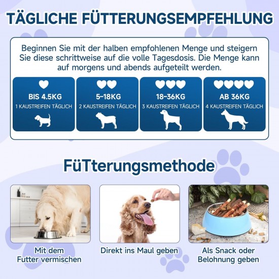 Woyamay Calming Agents for Dogs, Pack of 200 Natural Sedative Snacks for Dogs, Against Separation Anxiety, Barking, Fireworks & Thunderstorms - For All Dog Breeds, Chicken Flavour Woyamay Calming Agents for Dogs, Pack of 200 Natural Sedative Snacks for Dogs, Against Separation Anxiety, Barking, Fireworks & Thunderstorms - For All Dog Breeds, Chicken Flavour