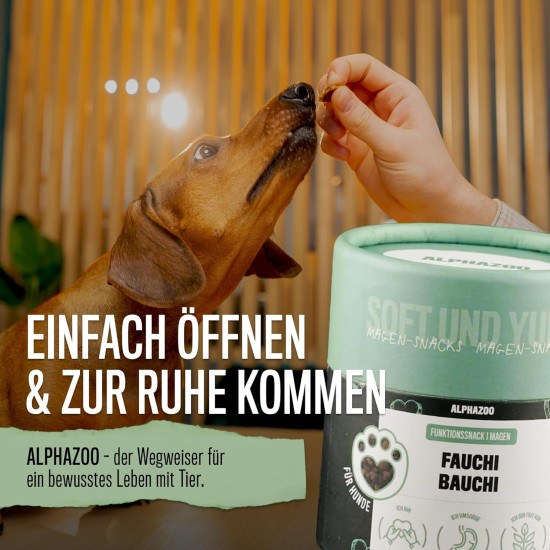 alphazoo In Aller Seelenruhe 60 g I Soft Dog Treats I Extra Soft Sedative Treats Against Stress and Anxiety I Relaxation & Anti-Stress Agent Relax Time I Dog Treats Valerian alphazoo In Aller Seelenruhe 60 g I Soft Dog Treats I Extra Soft Sedative Treats Against Stress and Anxiety I Relaxation & Anti-Stress Agent Relax Time I Dog Treats Valerian