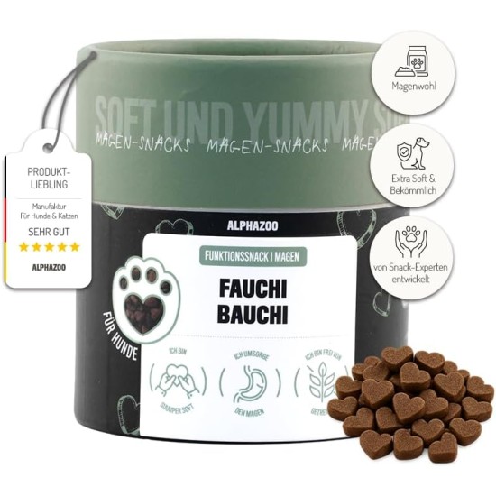 alphazoo In Aller Seelenruhe 60 g I Soft Dog Treats I Extra Soft Sedative Treats Against Stress and Anxiety I Relaxation & Anti-Stress Agent Relax Time I Dog Treats Valerian alphazoo In Aller Seelenruhe 60 g I Soft Dog Treats I Extra Soft Sedative Treats Against Stress and Anxiety I Relaxation & Anti-Stress Agent Relax Time I Dog Treats Valerian