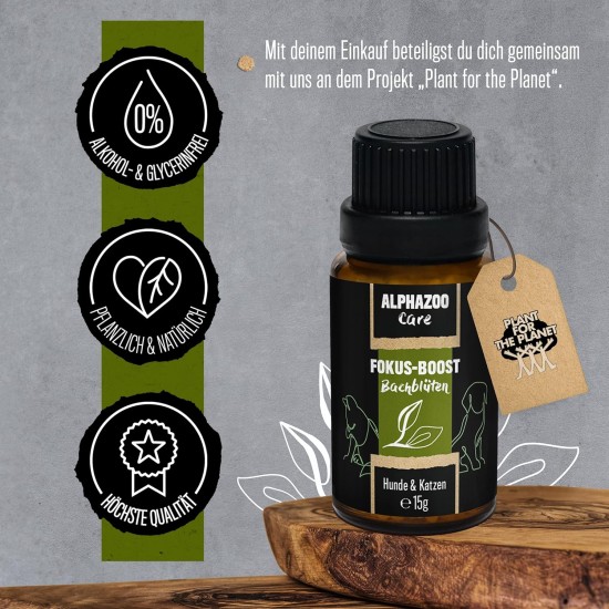 alphazoo Seelenruhe Anti-Stress Bach Flowers for Dogs and Cats 15 g I Globules Calming Tablets Against Hustle and Stress I Natural Soothing Agent alphazoo Seelenruhe Anti-Stress Bach Flowers for Dogs and Cats 15 g I Globules Calming Tablets Against Hustle and Stress I Natural Soothing Agent