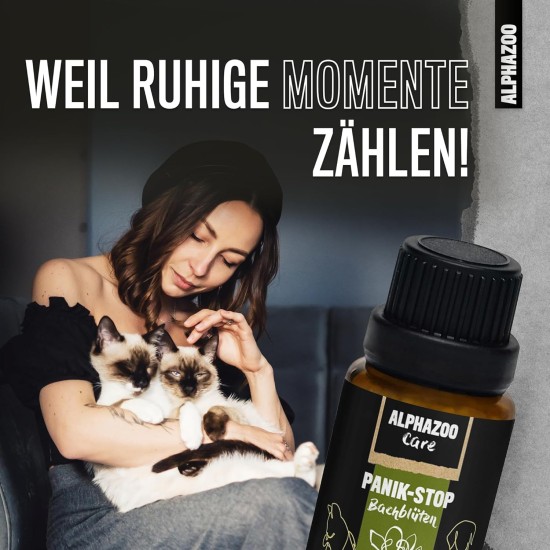 alphazoo Seelenruhe Anti-Stress Bach Flowers for Dogs and Cats 15 g I Globules Calming Tablets Against Hustle and Stress I Natural Soothing Agent alphazoo Seelenruhe Anti-Stress Bach Flowers for Dogs and Cats 15 g I Globules Calming Tablets Against Hustle and Stress I Natural Soothing Agent
