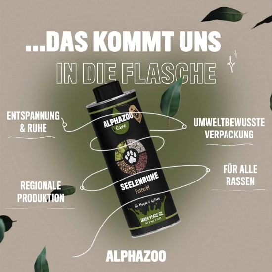 alphazoo Seelenruhe Combi Dogs, Calming Tablets, Oil for Dogs & Bach Flowers, Soothing, Relaxing & Against Stress, Natural & Relax alphazoo Seelenruhe Combi Dogs, Calming Tablets, Oil for Dogs & Bach Flowers, Soothing, Relaxing & Against Stress, Natural & Relax