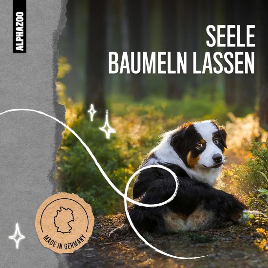 alphazoo Seelenruhe I Natürliches Beruhigungsmittel für Hunde I 50 x Tabletten mit Baldrian | Gegen Stress und Angst | Für mehr Entspannung alphazoo Seelenruhe I Natürliches Beruhigungsmittel für Hunde I 50 x Tabletten mit Baldrian | Gegen Stress und Angst | Für mehr Entspannung