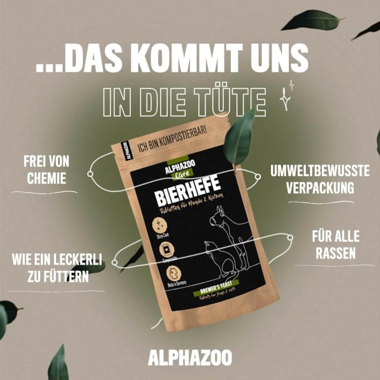 alphazoo Seelenruhe Natural Soothing Agent for Dogs, 120 x Tablets with Hemp Oil and Valerian, Against Stress and Anxiety, For More Relaxation alphazoo Seelenruhe Natural Soothing Agent for Dogs, 120 x Tablets with Hemp Oil and Valerian, Against Stress and Anxiety, For More Relaxation