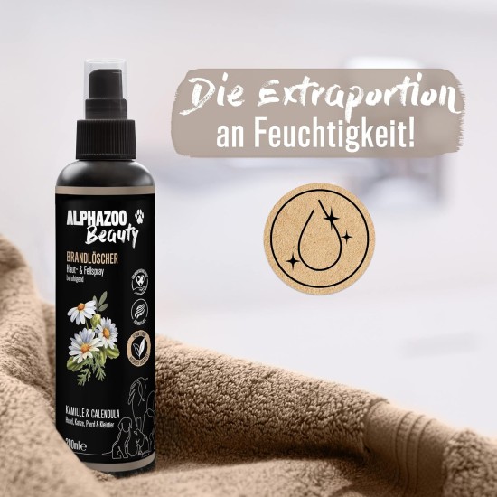 alphazoo Soothing Agent for Dogs I Peace of Mind Soothing Spray 100 ml with Valerian I Soothing for Car Trips, Travel, New Year's Eve & Being Alone I Strong Spray with Fragrance Against Stress I High alphazoo Soothing Agent for Dogs I Peace of Mind Soothing Spray 100 ml with Valerian I Soothing for Car Trips, Travel, New Year's Eve & Being Alone I Strong Spray with Fragrance Against Stress I High