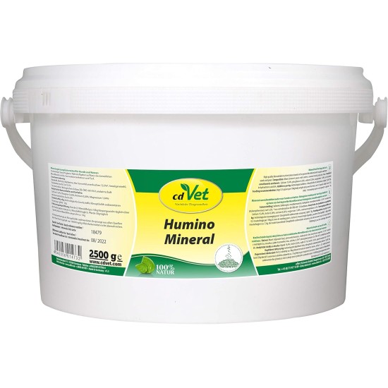 cdVet Naturprodukte HuminoMineral 2.5 kg - Dog, Cat - Mineral Supplement Feed - Gastrointestinal Regulation - Vitamin + Mineral Supplier - High Zinc + Magnesium Content - Cell Protection - Health - cdVet Naturprodukte HuminoMineral 2.5 kg - Dog, Cat - Mineral Supplement Feed - Gastrointestinal Regulation - Vitamin + Mineral Supplier - High Zinc + Magnesium Content - Cell Protection - Health -