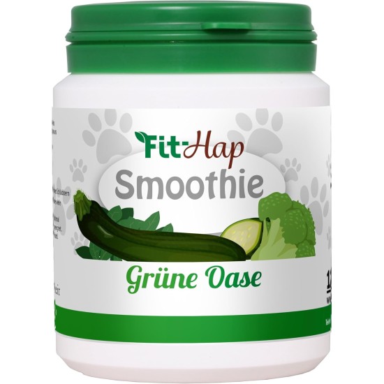 cdVet Naturprodukte Smoothie Grüne Oasis 120 g - Dog - Food Supplement - Important Vitamins + Minerals + Trace Elements - Natural - Fruit + Vegetables - No Artificial Additives - cdVet Naturprodukte Smoothie Grüne Oasis 120 g - Dog - Food Supplement - Important Vitamins + Minerals + Trace Elements - Natural - Fruit + Vegetables - No Artificial Additives -