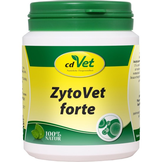 cdVet Naturprodukte ZytoVet forte 150 g - Dog, Cat - Supplementary Feed - Support of the Immune System - Autoimmune Diseases - Cell Metabolism Problems - Healthy Cells - Health - cdVet Naturprodukte ZytoVet forte 150 g - Dog, Cat - Supplementary Feed - Support of the Immune System - Autoimmune Diseases - Cell Metabolism Problems - Healthy Cells - Health -