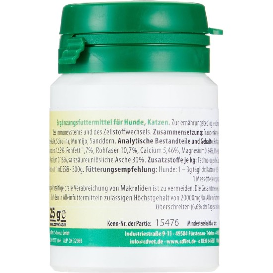 cdVet Naturprodukte ZytoVet forte 25 g - Dog, Cat - Supplementary Feed - Support of the Immune System - Autoimmune Diseases - Cell Metabolism Problems - Healthy Cells - Health - cdVet Naturprodukte ZytoVet forte 25 g - Dog, Cat - Supplementary Feed - Support of the Immune System - Autoimmune Diseases - Cell Metabolism Problems - Healthy Cells - Health -