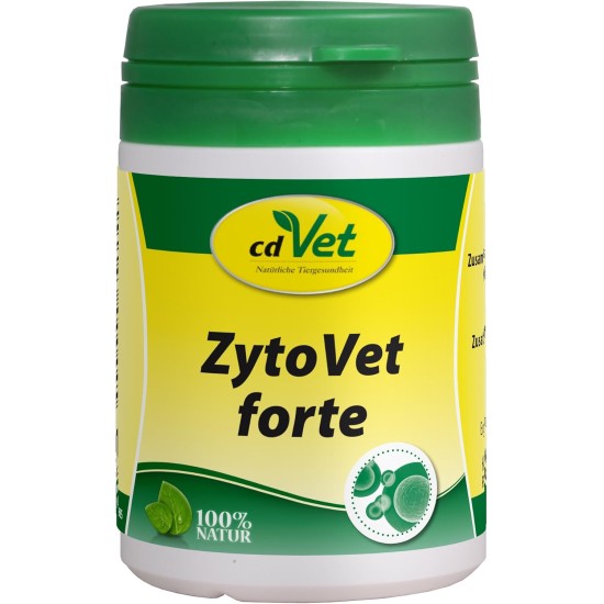 cdVet Naturprodukte ZytoVet forte 55 g - Dog, Cat - Supplementary Feed - Support of the Immune System - Autoimmune Diseases - Cell Metabolism Problems - Healthy Cells - Health - cdVet Naturprodukte ZytoVet forte 55 g - Dog, Cat - Supplementary Feed - Support of the Immune System - Autoimmune Diseases - Cell Metabolism Problems - Healthy Cells - Health -