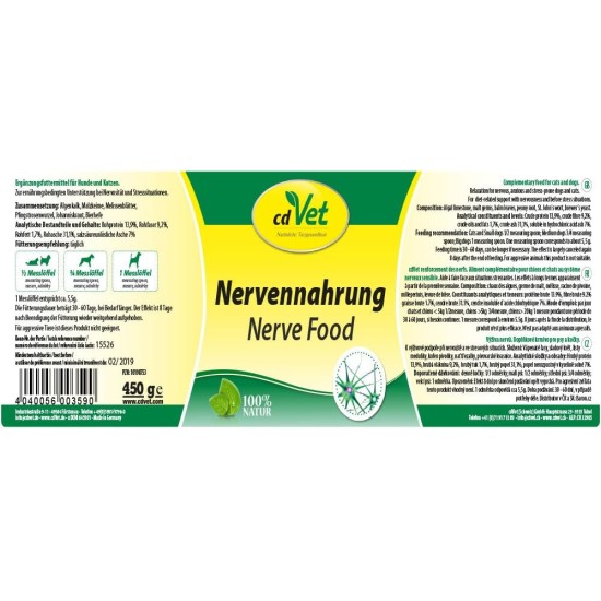 cdVet Nerves Food, 180 g cdVet Nerves Food, 180 g