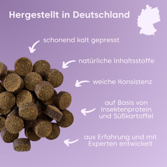 pfotenkumpels Soul Yoga Soothing Snacks for Dogs with Valerian & St. John's Wort I Vegetable Soothing Agent for Anxiety, Stress & New Year's Eve pfotenkumpels Soul Yoga Soothing Snacks for Dogs with Valerian & St. John's Wort I Vegetable Soothing Agent for Anxiety, Stress & New Year's Eve
