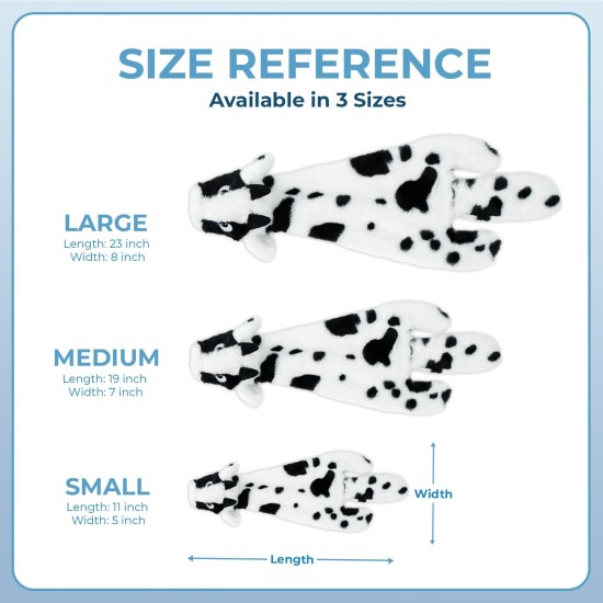 2-in-1 Squeaky Dog Toy with Soft, Durable Fabric for Small, Medium and Large Pets - No Filling for Playing Around the House, 4 Figures, Size L 2-in-1 Squeaky Dog Toy with Soft, Durable Fabric for Small, Medium and Large Pets - No Filling for Playing Around the House, 4 Figures, Size L