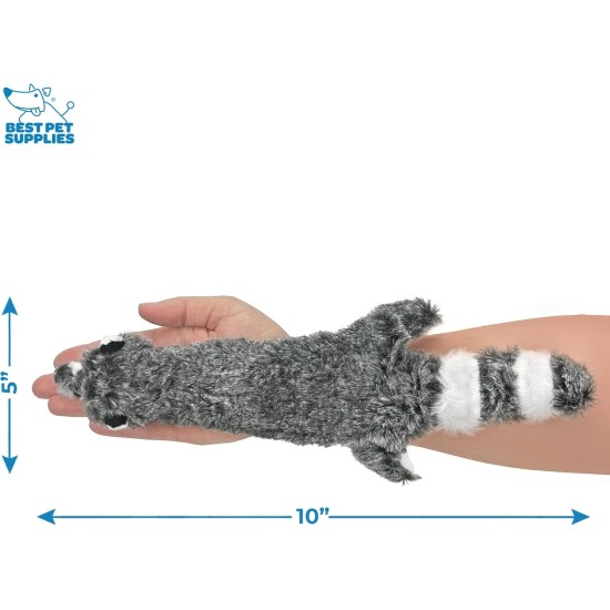 2-in-1 Squeaky Dog Toy with Soft, Durable Fabric for Small, Medium and Large Pets - No Filling for Playing Around the House, 4 Figures, Size L 2-in-1 Squeaky Dog Toy with Soft, Durable Fabric for Small, Medium and Large Pets - No Filling for Playing Around the House, 4 Figures, Size L