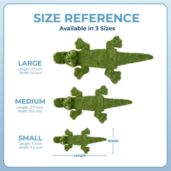 2-in-1 Squeaky Dog Toy with Soft, Durable Fabric for Small, Medium and Large Pets - No Filling for Playing Around the House, 4 Figures, Size L 2-in-1 Squeaky Dog Toy with Soft, Durable Fabric for Small, Medium and Large Pets - No Filling for Playing Around the House, 4 Figures, Size L