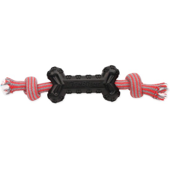 43735018 Tirebiter II with Rope Dog Toy, XL 43735018 Tirebiter II with Rope Dog Toy, XL
