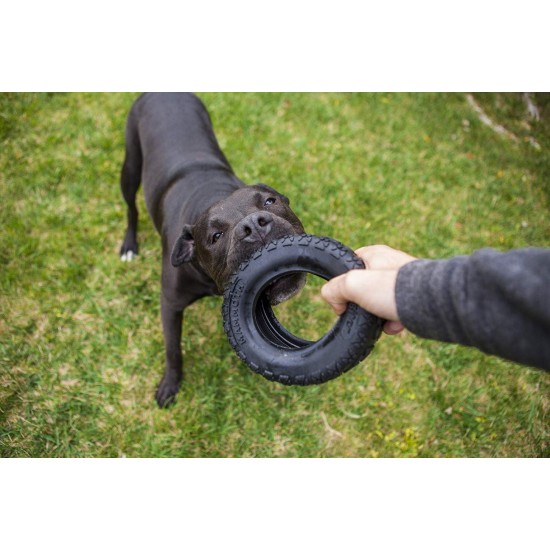 43735018 Tirebiter II with Rope Dog Toy, XL 43735018 Tirebiter II with Rope Dog Toy, XL