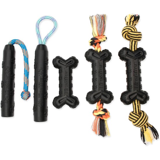 43735018 Tirebiter II with Rope Dog Toy, XL 43735018 Tirebiter II with Rope Dog Toy, XL