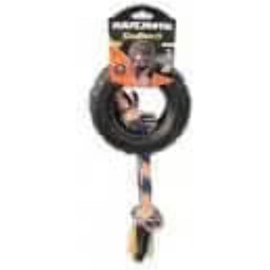 43735018 Tirebiter II with Rope Dog Toy, XL 43735018 Tirebiter II with Rope Dog Toy, XL