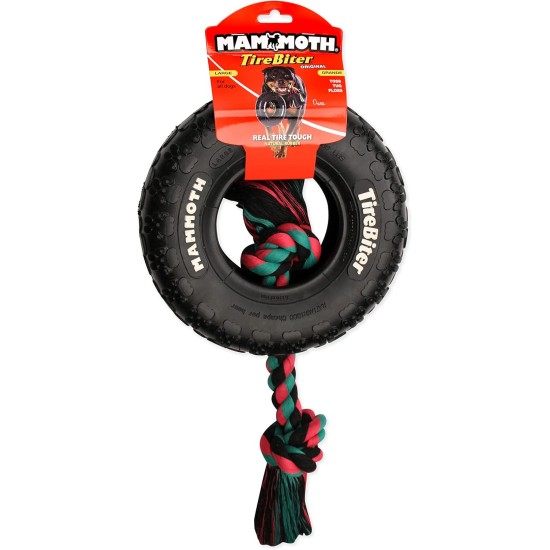 43735018 Tirebiter II with Rope Dog Toy, XL 43735018 Tirebiter II with Rope Dog Toy, XL