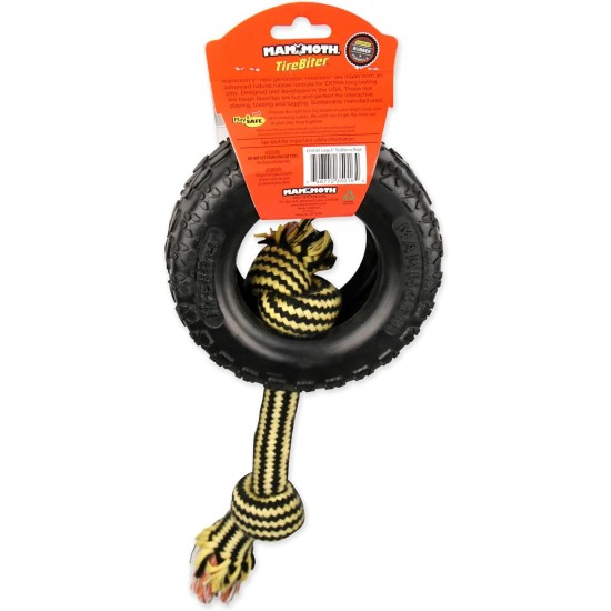 43735018 Tirebiter II with Rope Dog Toy, XL 43735018 Tirebiter II with Rope Dog Toy, XL