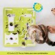 ALL FOR PAWS Interactives Cat Treat Maze Toy Cat Food Dispenser Kitty Puzzle Feeder Catnip Toy Cat Wand Toy Cat Fun Playing Toys Kitten Toys