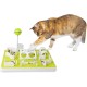 ALL FOR PAWS Interactives Cat Treat Maze Toy Cat Food Dispenser Kitty Puzzle Feeder Catnip Toy Cat Wand Toy Cat Fun Playing Toys Kitten Toys