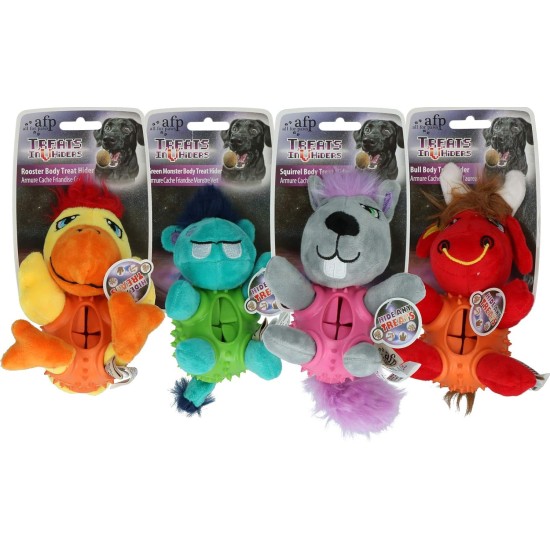 ALL FOR PAWS Treat In'V'hiders Little Buddy Green Monster Plush Dog Toy, 2.35 kg ALL FOR PAWS Treat In'V'hiders Little Buddy Green Monster Plush Dog Toy, 2.35 kg