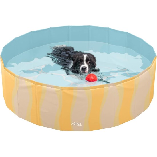 AQPET AqpetFriends Plastic Dog Pool Pet Foldable Garden Pool Sea 80x20cm AQPET AqpetFriends Plastic Dog Pool Pet Foldable Garden Pool Sea 80x20cm