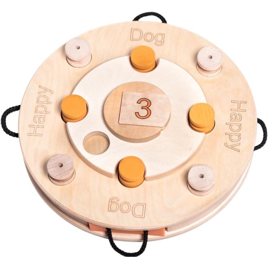 Agent 008 - My Intelligent Dogs Interaktives Hundespielzeug aus Holz Intelligentes Spielzeug für Hunde Agent 008 - My Intelligent Dogs Interaktives Hundespielzeug aus Holz Intelligentes Spielzeug für Hunde