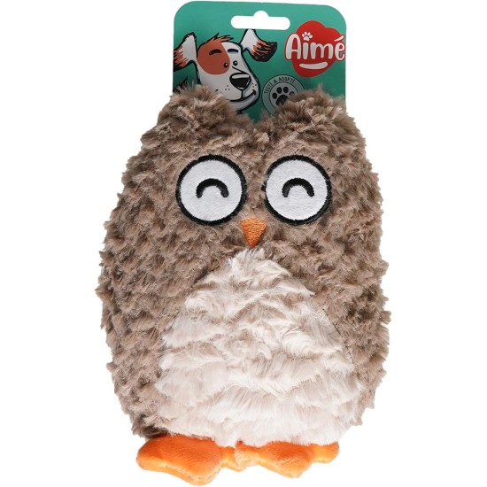 Aimé Dog Toy Hiboubou 25 cm Cuddly Toy Dog in the Shape of an Owl Plush Toy for Dogs of All Sizes and Ages Easy to Store and Carry Puppy Toy Accessories Aimé Dog Toy Hiboubou 25 cm Cuddly Toy Dog in the Shape of an Owl Plush Toy for Dogs of All Sizes and Ages Easy to Store and Carry Puppy Toy Accessories