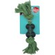 Aimé Hundespielzeug – Seil aus Gummi in Knochenform – Spielzeug für Beschäftigung und Interaktion – auf Basis von recycelter Baumwolle – Zwei-Material – strapazierfähiges Spiel für Kauer weich – 26 cm