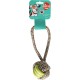 Aimé MIX Ball on Rope Durable Dog Bite Toy 23 cm Aimé MIX Ball on Rope Durable Dog Bite Toy 23 cm