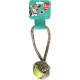 Aimé MIX Ball on Rope Durable Dog Bite Toy 23 cm Aimé MIX Ball on Rope Durable Dog Bite Toy 23 cm