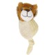 Aime Flappy Jax Plush Lion Toy for Dogs 34 cm Long