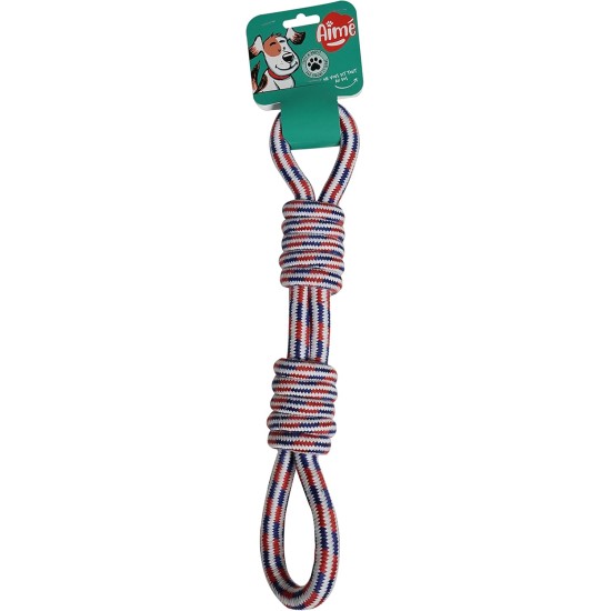 Aime Frenchy Double Knot Rope Toy for Dogs 35 cm Aime Frenchy Double Knot Rope Toy for Dogs 35 cm