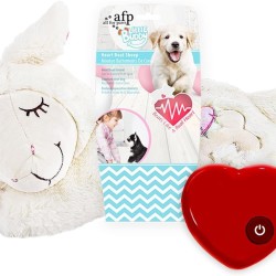 All For Paws AFP Little Buddy - Heart Beat Sheep White All For Paws AFP Little Buddy - Heart Beat Sheep White