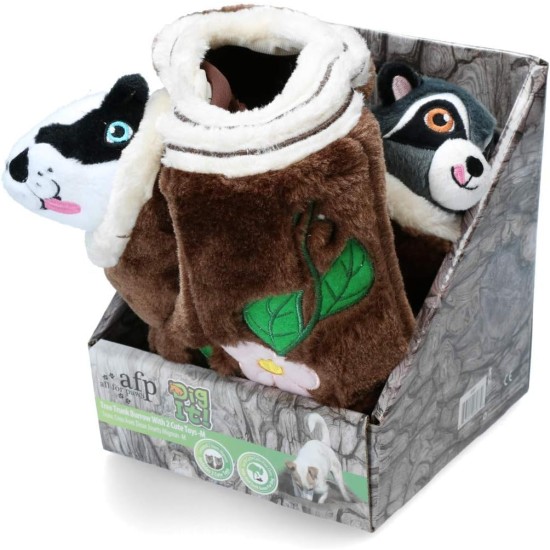 All For Paws Dig it Tree Trunk with 2 Cute Toys, Medium, 6lb All For Paws Dig it Tree Trunk with 2 Cute Toys, Medium, 6lb