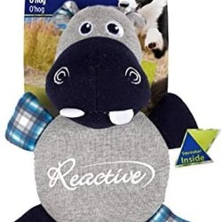 All For Paws Reactive O'Hog Hippo Dog Toy All For Paws Reactive O'Hog Hippo Dog Toy