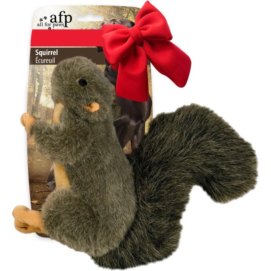 All For Paws Squirrel Dog Toy wih Squeaker, 9-inch/ 23 cm All For Paws Squirrel Dog Toy wih Squeaker, 9-inch/ 23 cm