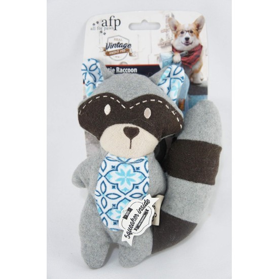 All For Paws afp4813 Toy for Dogs Mini Cutie Raccoon Vintage Pet All For Paws afp4813 Toy for Dogs Mini Cutie Raccoon Vintage Pet