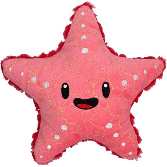 BITE FORCE Deep Sea - Durable Plush Toy for Dogs - Dog Toy Made with Kevlar, Multi-layer and Reinforced Seams. Squeaker for Interactive Play. Ideal for Strong Chewers (Starfish) BITE FORCE Deep Sea - Durable Plush Toy for Dogs - Dog Toy Made with Kevlar, Multi-layer and Reinforced Seams. Squeaker for Interactive Play. Ideal for Strong Chewers (Starfish)